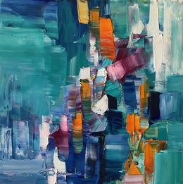 Pintura, Turquoises vibes, Dam Domido
