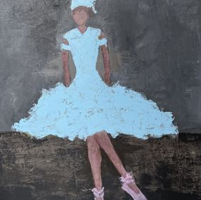 Painting, My Fluffy Dress, Barbara Inbody