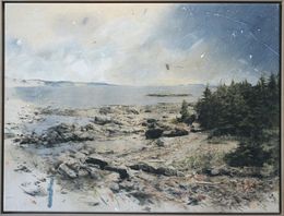 Peinture, View from the big rock, Chloé Giroux-Bertrand