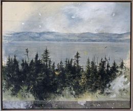 Painting, Kiskotuk trail, Chloé Giroux-Bertrand