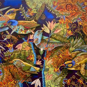 Peinture, One Evening In The Forest, Grant Leier