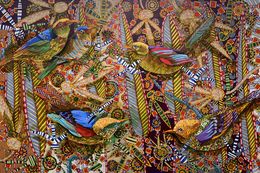 Painting, A Visit With Old Friends, Grant Leier
