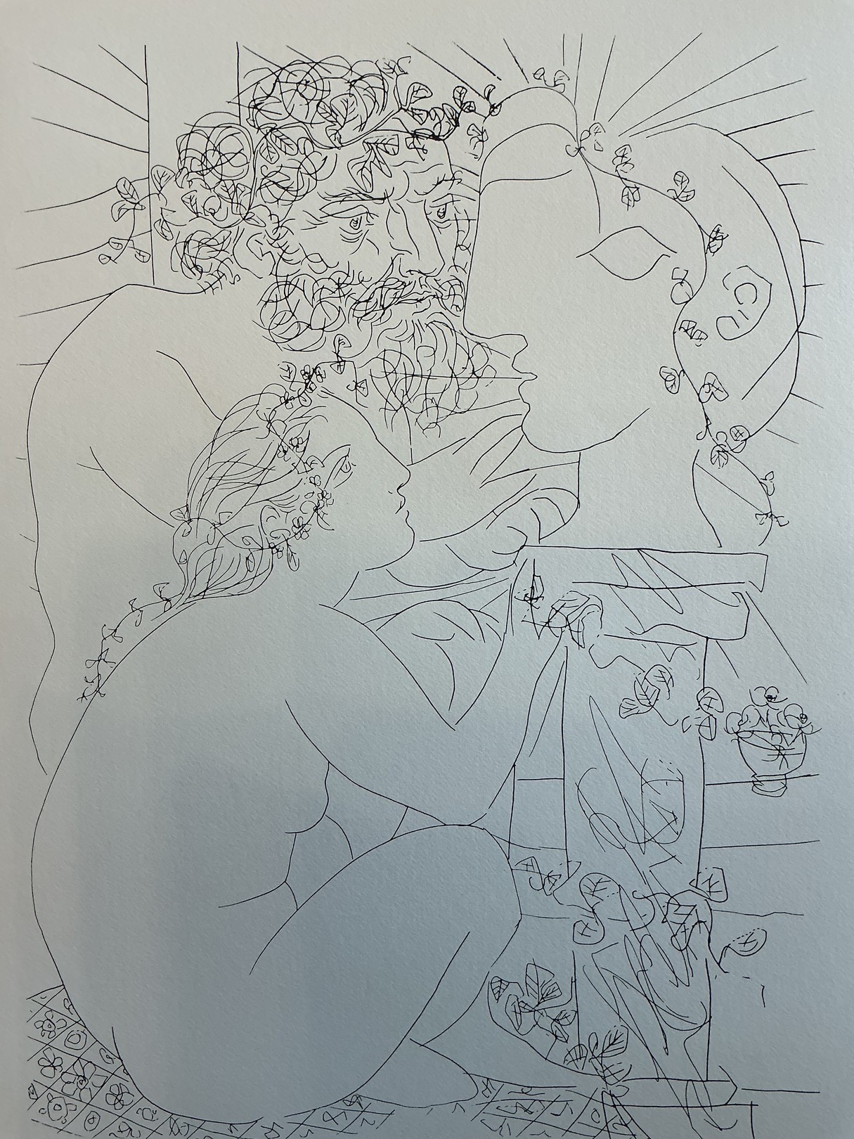 Pablo Picasso, Escultor con Modelo Pablo Picasso, Escultor con Modelo