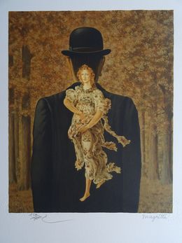 Print, Le Bouquet tout fait, René Magritte