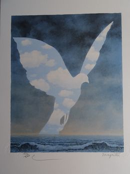 Print, La Grande Famille, René Magritte
