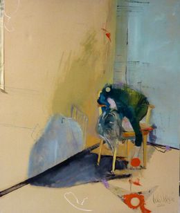 Painting, Mädchen auf dem Stuhl, Mila Veljac'a