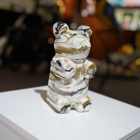 Escultura, White Marble Bear Design, Daniela Artist