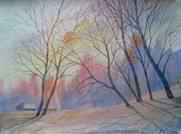 Pittura, Sunny Winter Morning, Valery Savenets