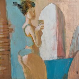 Peinture, Selfie, Victoria Cozmolici