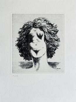 Print, Le viol, René Magritte