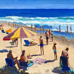 Peinture, Couleurs de la Plage, Daniel Murgatroyd
