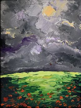 Pittura, Night. Moonlight Landscape, Schagen Vita