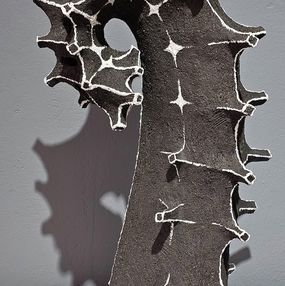 Escultura, Black Seahorse, Lili P