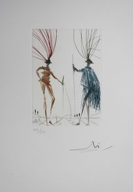 Print, Two Gentlemen Of Verona, Salvador Dali