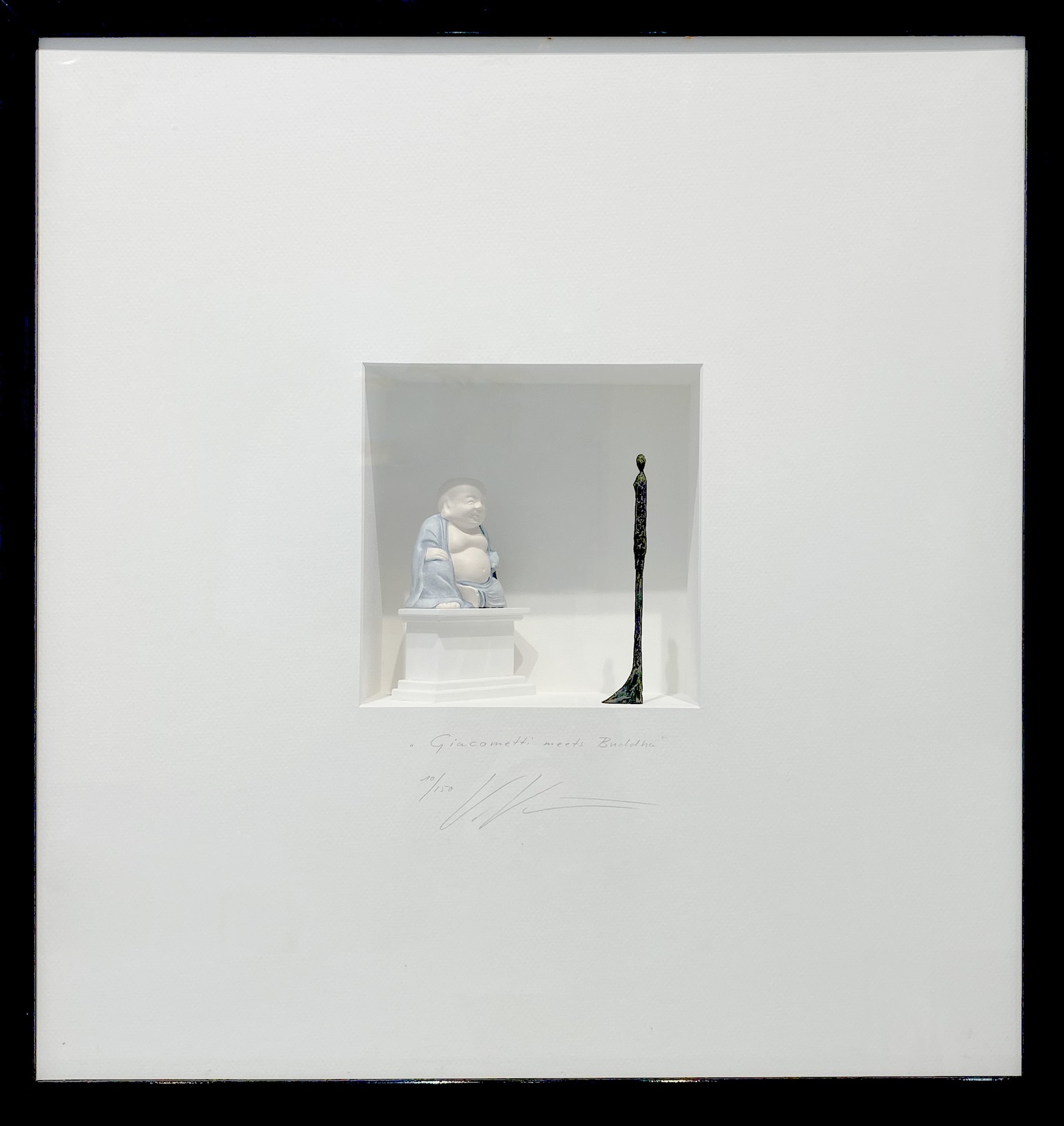 Volker Kühn, Giacometti meets Buddha Volker Kühn, Giacometti meets Buddha