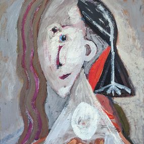 Painting, Female portrait, Rosen Markovski
