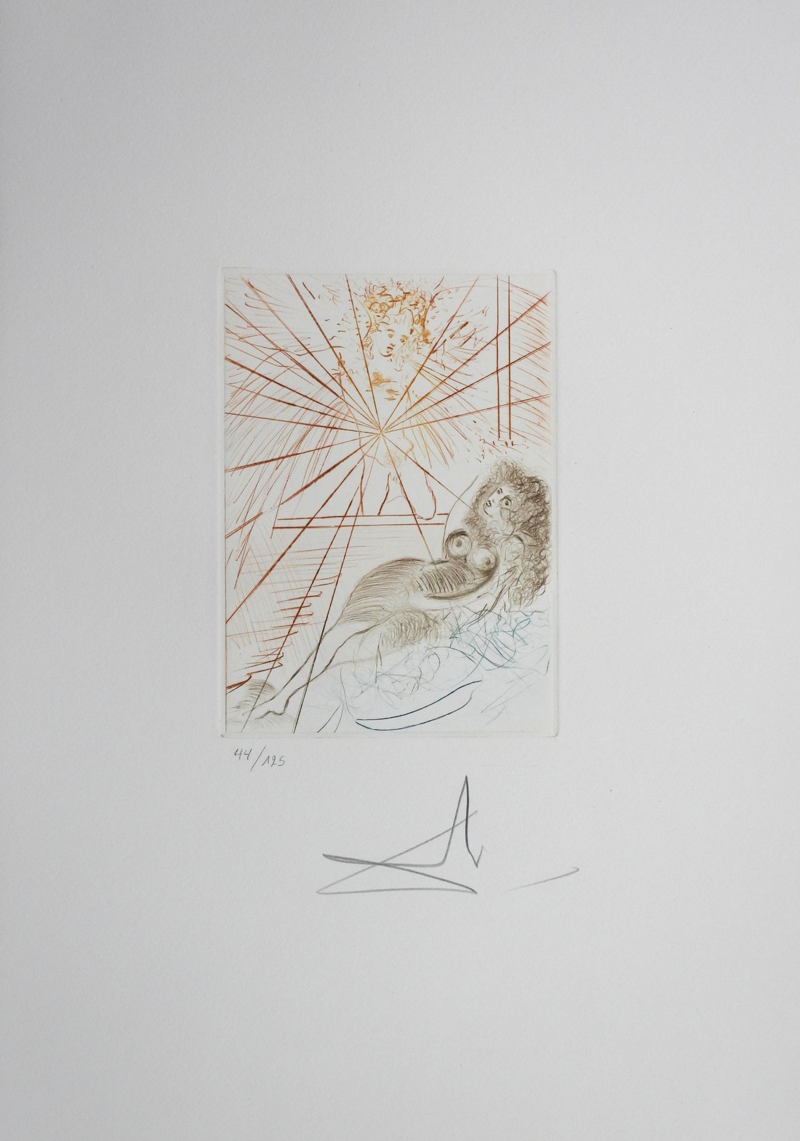 Salvador Dali, Le Decameron - L'Ange Gabriel Salvador Dali, Le Decameron - L'Ange Gabriel