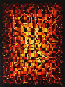 Painting, Fragmentation chaleureuse, Jonathan Pradillon