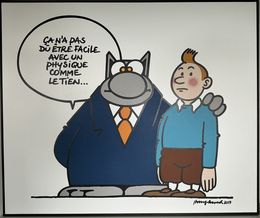 Pittura, Tintin a du mérite, Philippe Geluck