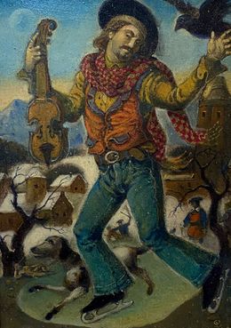Pittura, Winter Day for a Walk, Oleg Litvinov