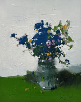 Peinture, Blue Lobelia, Vahe Yeremyan