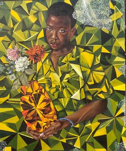 Peinture, Nature embrace: A love letter from humanity, Israel Adedeji Kolawole
