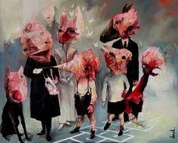 Peinture, Marelle, Loic Tarin Doud