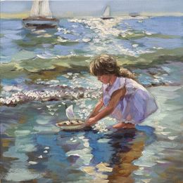 Pintura, Sea Sunset, Maria Reznik