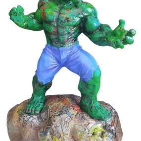 Sculpture, Le titan vert, Sylvie Cappe