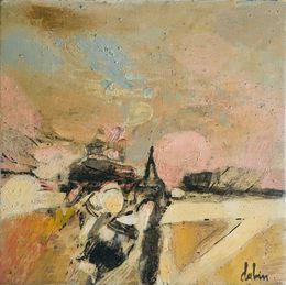 Painting, Hameau de la Brie, Joël Dabin