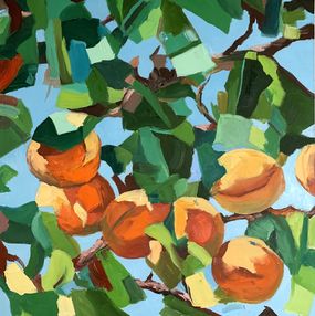 Painting, Apricot garden.3, Schagen Vita