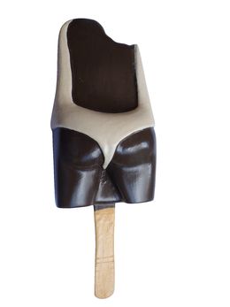 Sculpture, Sculpture Glace Sexy Ô Chocolat en maillot, Arson