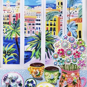 Pintura, Coffee with a view of Spain, Irina Bast