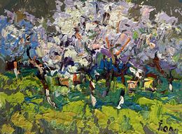 Gemälde, The gardens are blooming, Ivanyuk Oleksiy