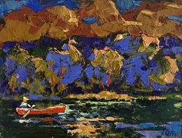 Peinture, Evening Boat Ride, Ivanyuk Oleksiy