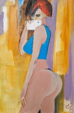 Peinture, Selfie, Victoria Cozmolici