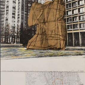 Drucke, Wrapped Sylvette, Project for Washington Square Village, New York, Christo and Jeanne-Claude