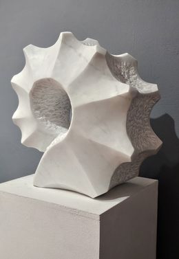 Escultura, White Seahorse, Lili P