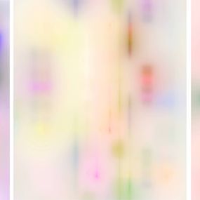 Peinture, Hesperides 003, Hesperides 004 and Hesperides 001, Abstract Painting. From The Series Hesper, Francisco Larios