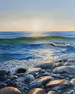 Peinture, The coast, Anna Bychkova