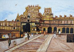 Peinture, Big temple, Anand Manchiraju
