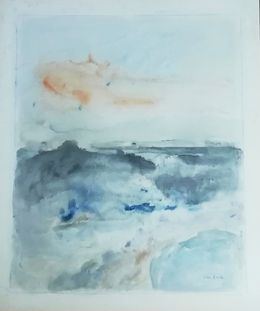 Peinture, La Vague Noire (Mesnil Plage), Arthur Van Hecke