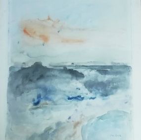 Painting, La Vague Noire (Mesnil Plage), Arthur Van Hecke