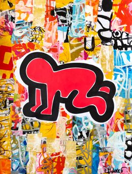 Pittura, Pop child red (a tribute to Haring), Dr. Love