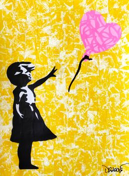 Pittura, Love and hope yellow (a tribute to Banksy), Dr. Love