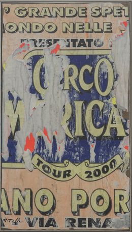 Dessin, Circo America, Mimmo Rotella
