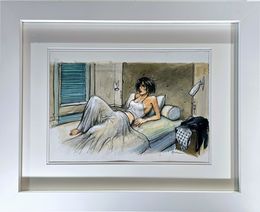 Gemälde, Case originale de Bug livre 3 Page 9, Enki Bilal
