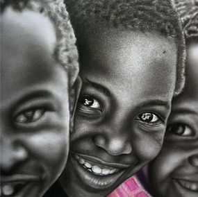 Peinture, Among Friends - Dreamers, Willard Mujuru