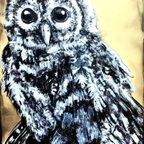 Peinture, Chouette d' Or, Aurelie Cholley