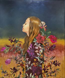 Painting, Blond Pearl, Salama K. Almazrouei
